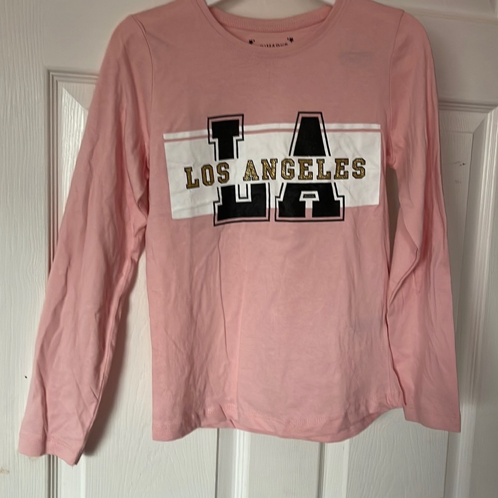 Pink  long sleeve T-shirt